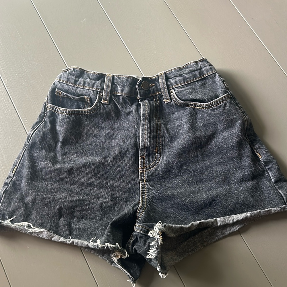 BDG black A-line shorts